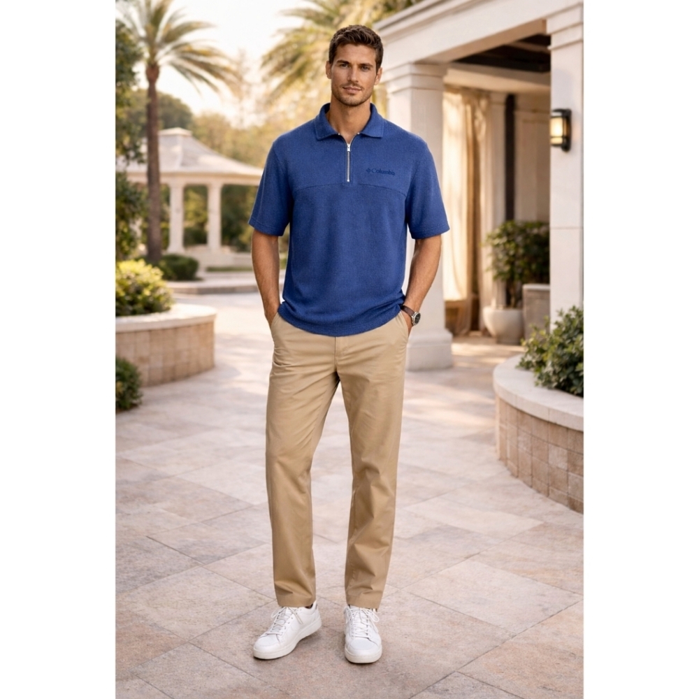 Men's‎ Columbia Tee Quarter Zip Tee